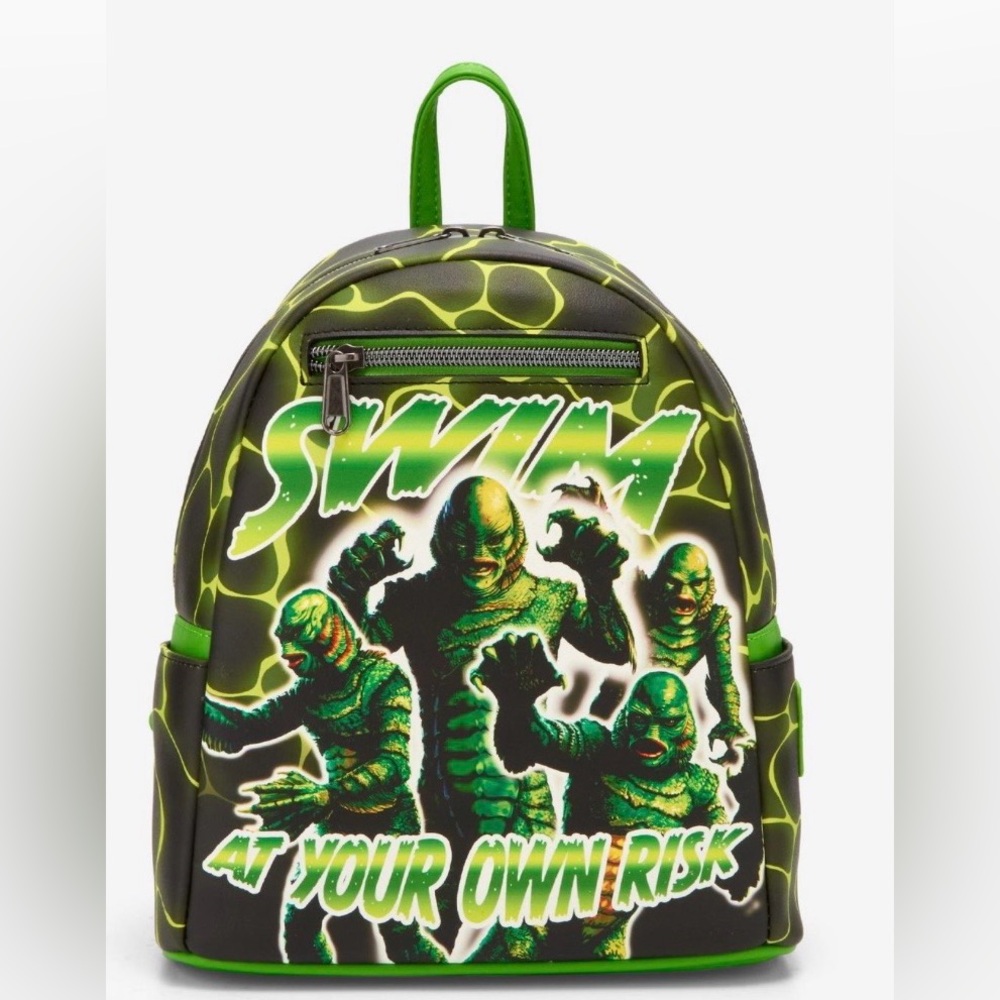 Green Monster Graphic Backpack